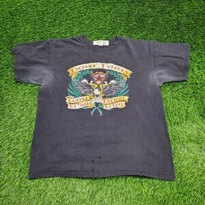Vintage 2001 Eagle Shirt Large 22x25 Black Dropkick-Murphys